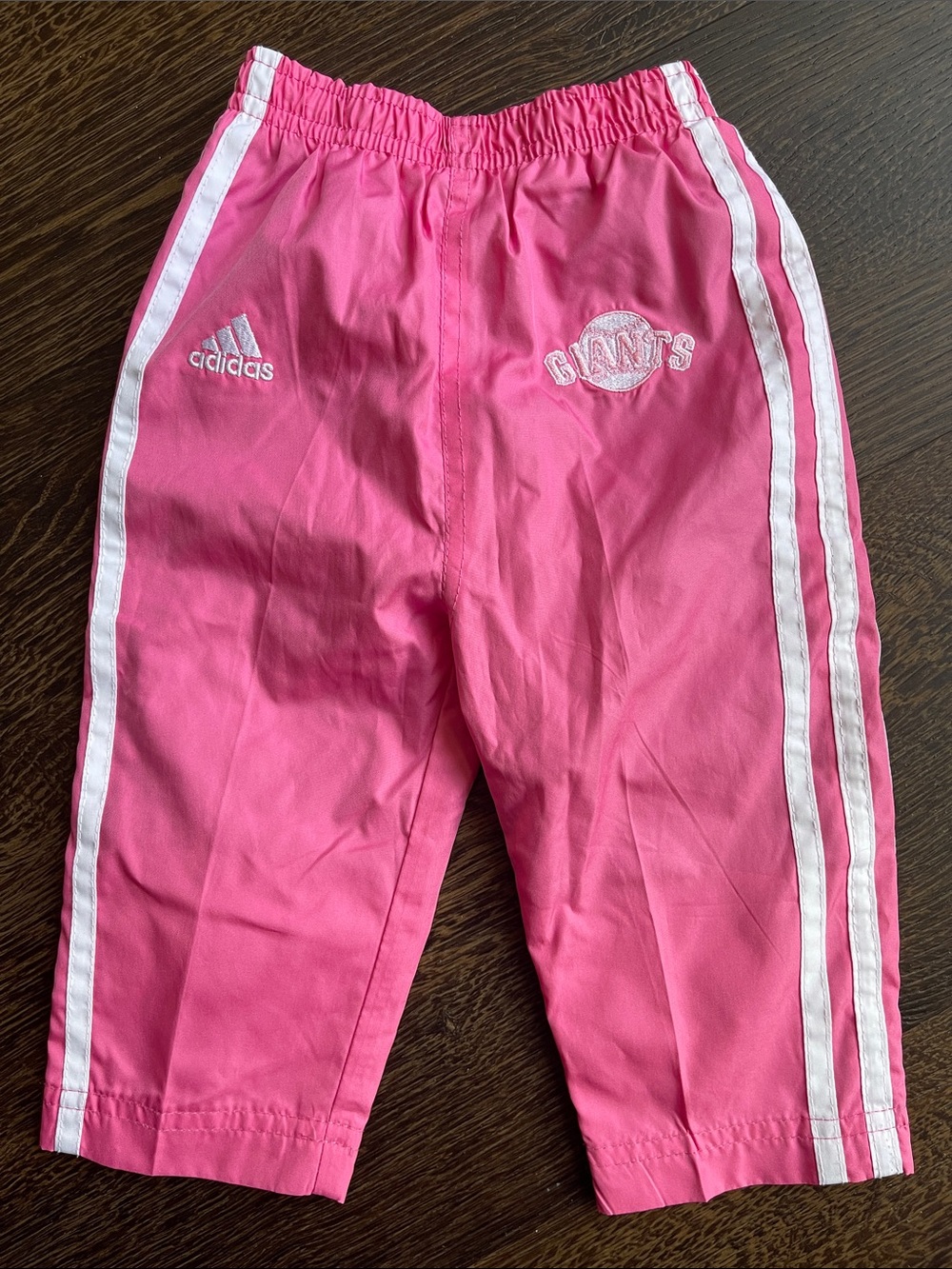 SF Giants Adidas Infant Girls Pink Jogger Pants size 6/9 months